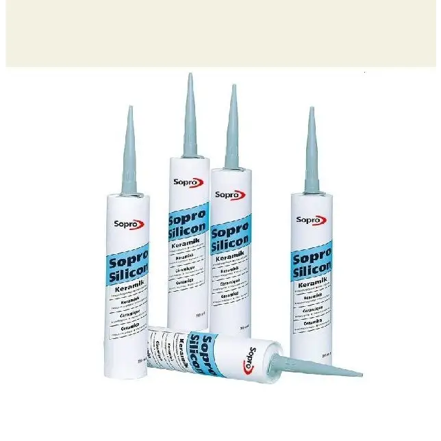 Witte Sopro silicone tubes met blauwe tips in Sopro Silicone kit Pergamon nr. 27