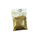 Heldere plastic zak met Sopro Voeg Glitter goud 100g vol gouden glitters