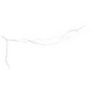 Dunne, gebogen kraslijn in potlood op Statuario mat 30x60 rett