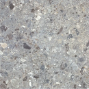 Grijze terrazzo tegel Stone Grey 60x60 rett met donkere en lichte aggregate