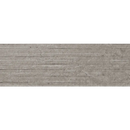 Weerbestendige grijze betonwand met groeven, Stoneland Grey Kibo decor wandtegel 40x120