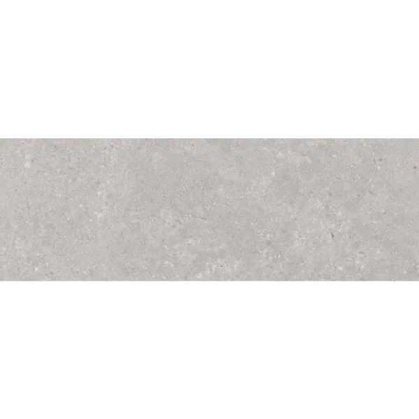 Gray concrete surface of Stoneland Pearl wandtegel 40x120 rett, industrial look