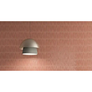 Domevormige metalen wandlamp met naar beneden gerichte lichtbron voor Zoete Koraalstokken