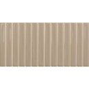 Beige golfplaat met verticale ribben voor Zoete Diepe Staven 12,5x25