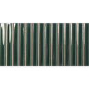 Groene, gegolfde metalen plaat met verticale ribbels van Sweet Bars Royal Green 12.5x25