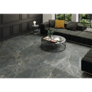 Moderne woonkamer met Syrah Light Pulido 120x120 rett tegelvloer