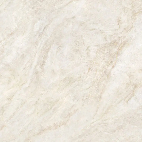 Lichtgekleurde marmer met subtiele aders in Taj Mahal Nature mat 120x120 rett