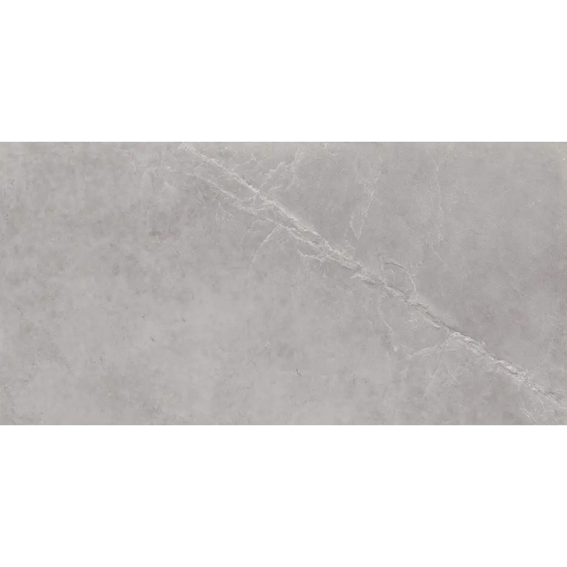 Grijze marmeroppervlak met witte ader, perfect voor Terrastegel Statale Greige 60x120