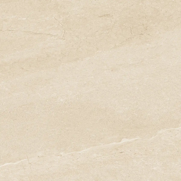 Beige marble textuur met subtiele aders van Ultrablock Desert 60x60 rett