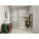 Moderne minimalistische badkamer met Ultrablock White 30x60 rett grip anti-slip R11