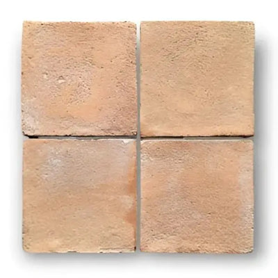 Rustic Umbria Natural Antique Terracotta tegels 15x15x2,5cm met aardse zelliges alhambra bejmat textuur