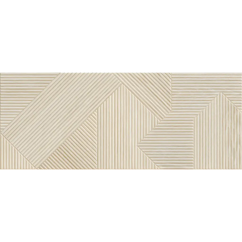 Geometrisch patroon van diagonale lijnen op de Valkiria Maple Roblox wandtegel 30x75 rett