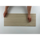 Houten slatboard met groeven, ideaal voor Valkiria Oak Esir wandtegel 30x75