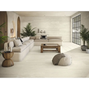 Crèmekleurige modulaire bank met dikke kussens, Venice Beige mat 60x60 rett