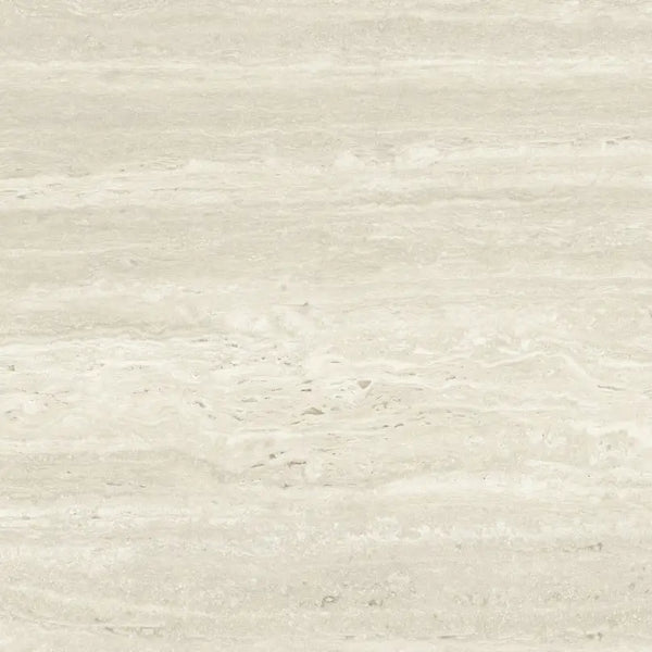Lichte beige travertijntegel met horizontale adering, Venice Beige mat 60x60 rett