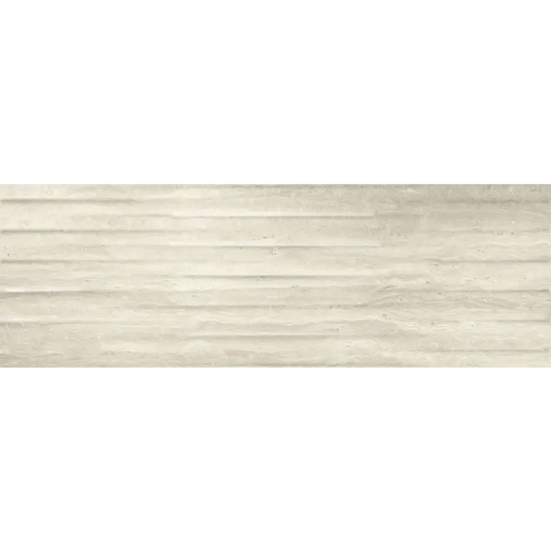 Venice Beige Wandtegel Drip Decor 30x90 licht beige gestreept tegel met textuur