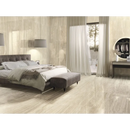 Tufted grijze bed met witte bedding, perfect voor de Venice Miele gepolijst 120x120