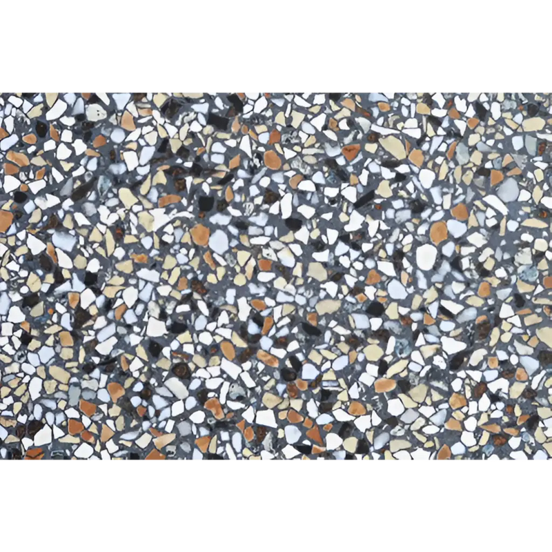 Terrazzo vloerpunt met gekleurde steentjes in Verona Stone Rembrandt 59,5x59,5