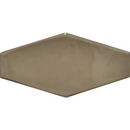 Diamantvormige keramische tegel in muted brown, Viena Tabacco 10x20