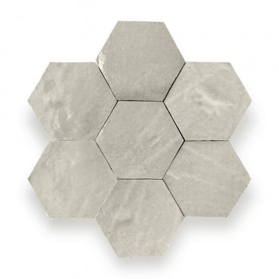 Zelliges Alhambra Alhambra Hexagone 29 Ivoire