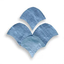 Blauwe Zelliges Alhambra fishscale 09 Lavande rubber polsbeschermers met gebogen design voor comfort en grip