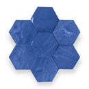 Koninklijke blauwe hexagon mozaïektegels Zelliges Alhambra Lavande Foncé