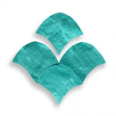 Teal Zelliges Alhambra Alhambra Fishscale 10 Smaragd zwemvinnen met textuur en rubberen band