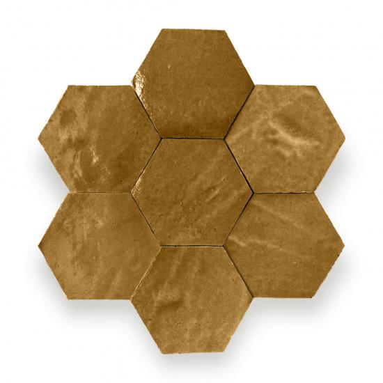 Zelliges Alhambra Alhambra Hexagone 20 Brun