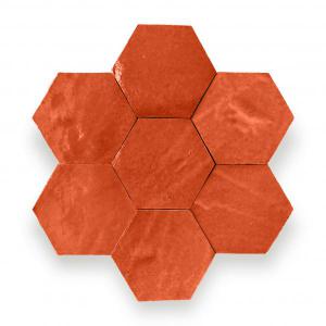 Zelliges Alhambra Alhambra Hexagone 74 Orange