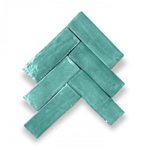 Zelliges Alhambra Bejmat 44 Turquoise 5x15 cm