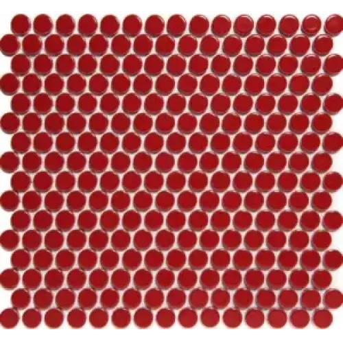 VKN010 Rood Glanzend glossy wandtegels met glanzende zwarte wandtegels