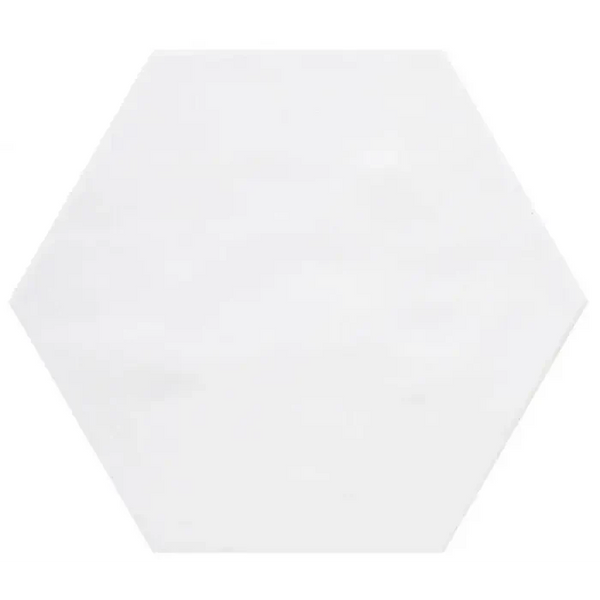 Witte hexagonale Vodevil White 17,5x17,5 wandtegel voor een perfect accent in je ruimte