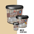 Beige Voegmortel Sopro DF 10 Flexibel voor een professioneel uitziende afwerking