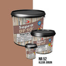 Brown Sopro DF 10 Flex Voegmortel voor vloertegels, 5kg met zwarte deksels