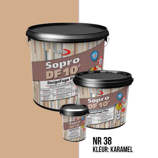 Voegmortel Sopro DF 10 Flexibel Caramel nr. 38 1kg