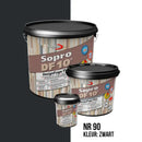 Zwarte Sopro DF10 voegencontainers in 5kg voor Voegmortel Sopro