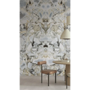 Marmeren plaat met abstracte grijs-witte design van de Witte Beauty mat 120x280