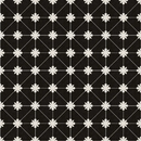 Zwart-wit geometrisch patroon met sterren voor een prachtige sfeer creëren