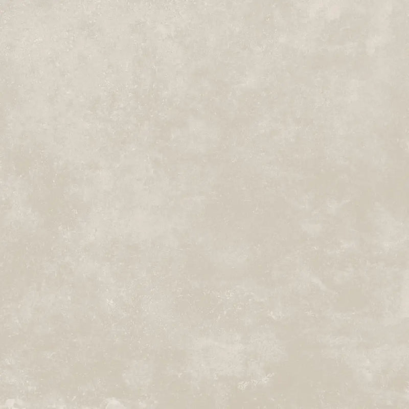 Lichte beige, subtiel getextureerde matte wonder mud keramische tegel in moderne betonlook