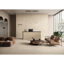 Moderne minimalistische receptiebalie in beige, Yacht Ivory 60x120 design