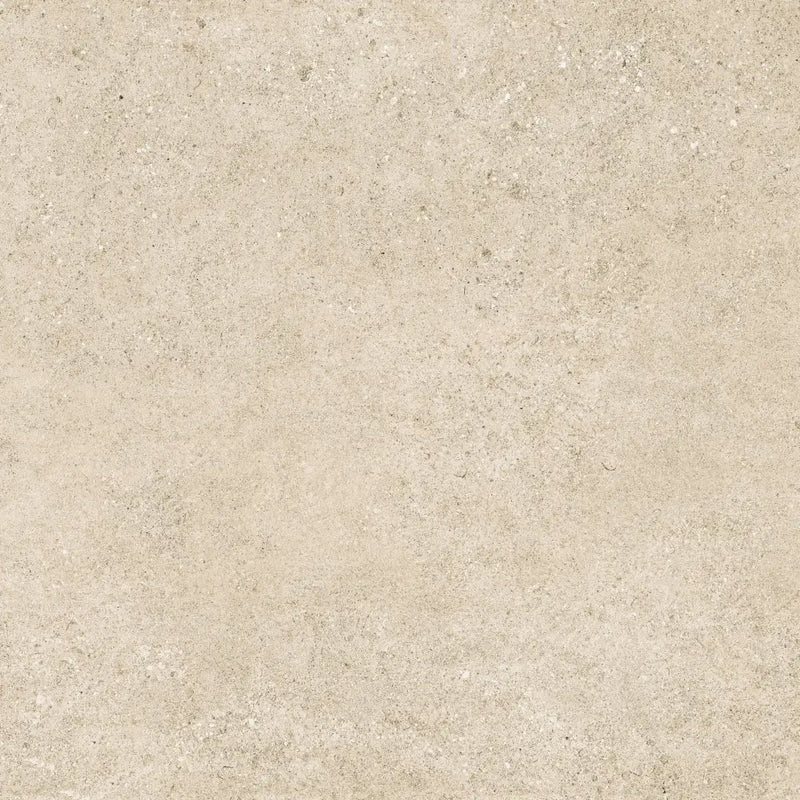 Beige textured Yacht Sand terrastegel met steenachtige uitstraling 60x60 rett 20mm