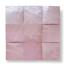 Roze zelliges Alhambra 05 keramische tegel 10x10cm met gradient glans