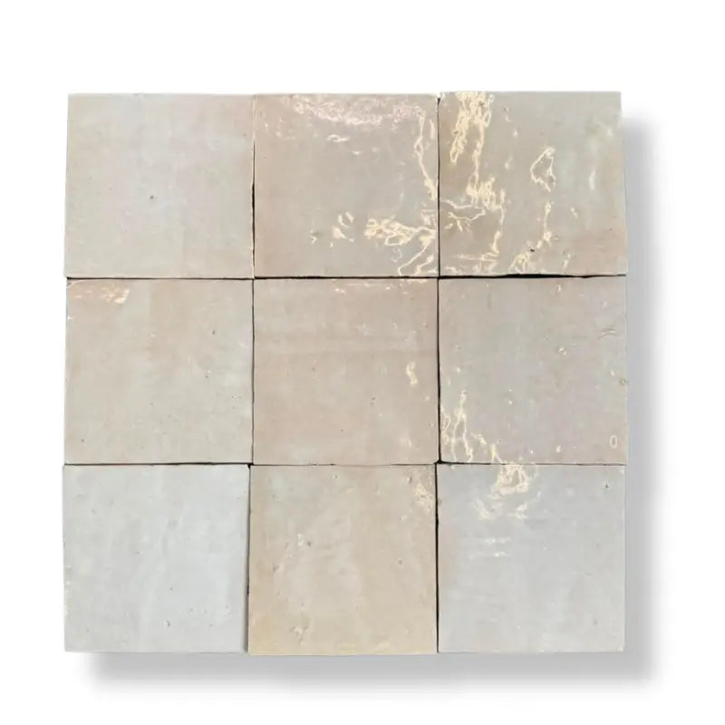 Beige en lichtgrijze morokkaanse zelliges alhambra 204 sable 10x10 cm met natuurlijke aders voor vloertegels en wandtegels