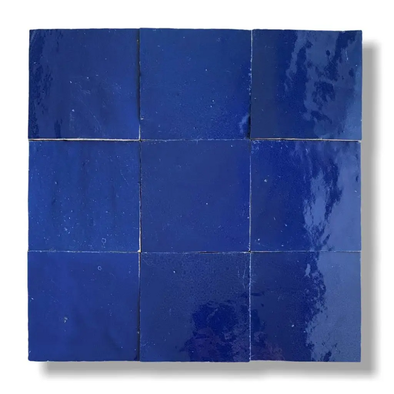 Zelliges Alhambra 35 Bleu Royale 10x10 cm - Top Tegels