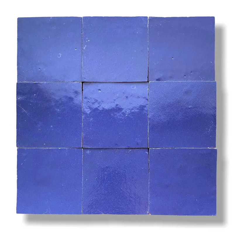 Zelliges Alhambra 55 Cobalt Bleu 10x10 cm - Top Tegels