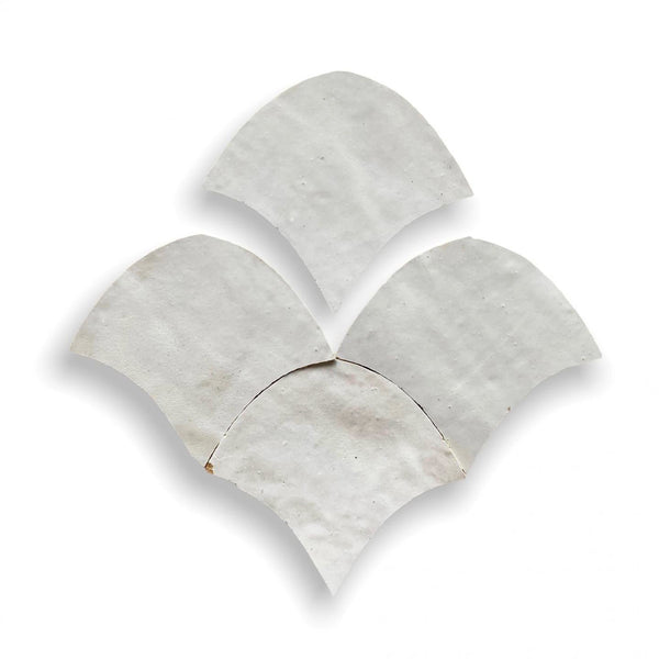 Zelliges Alhambra Alhambra Fishscale 00 Blanc