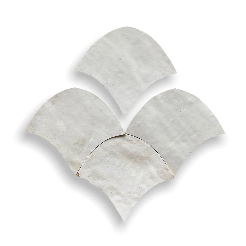 Zelliges Alhambra Alhambra Fishscale 00 Blanc