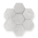 Zelliges Alhambra bejmat noir alhambra hexagone off-white tiles met donkere voegen