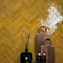 Zelliges Alhambra bejmat 20 brun zwarte keramiek diffuser met goudaccenten