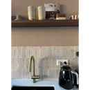 Zelliges Alhambra Bejmat 22 Sable 5x15 zwarte elektrische waterkoker